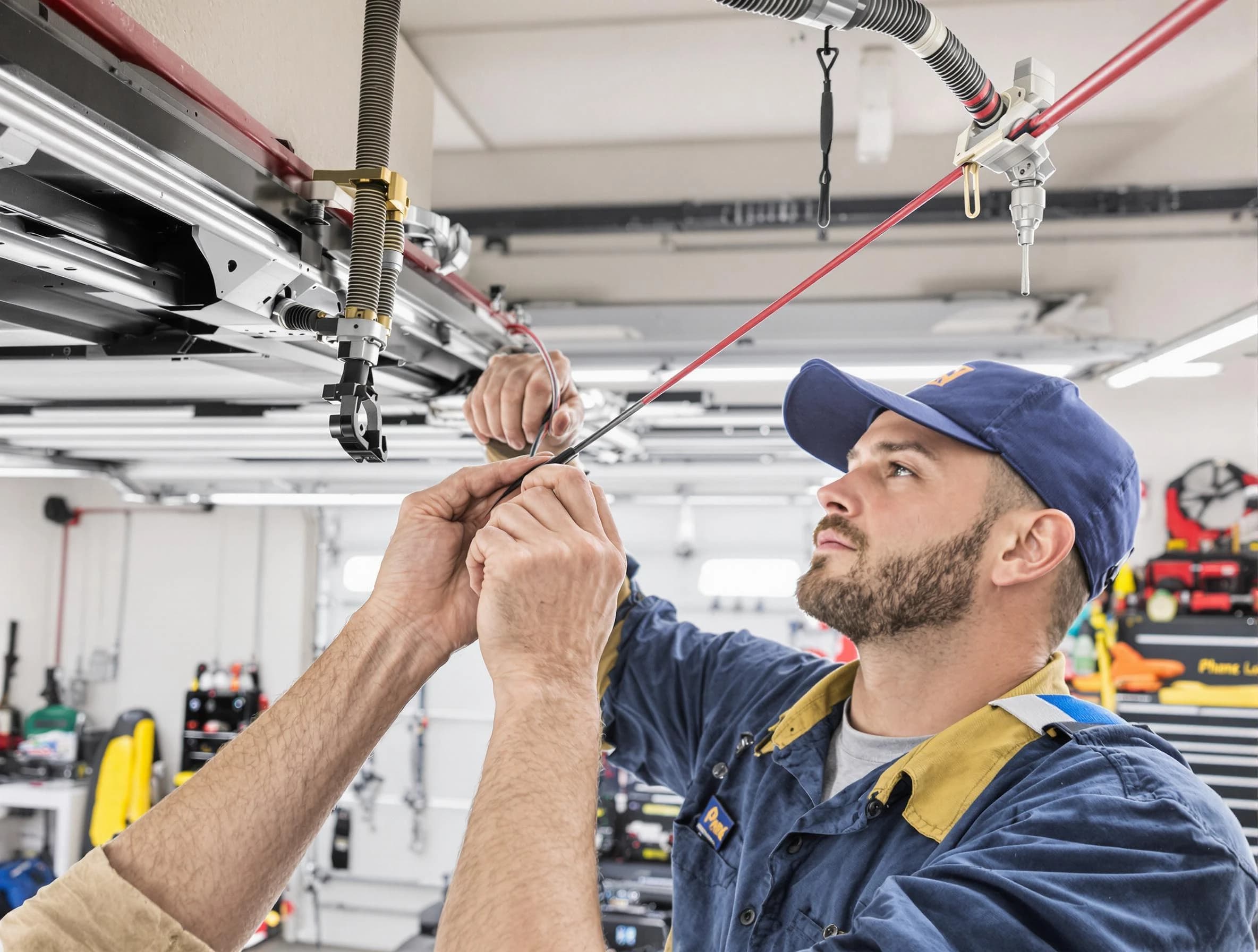 Garage Door Cable Repair in Needham