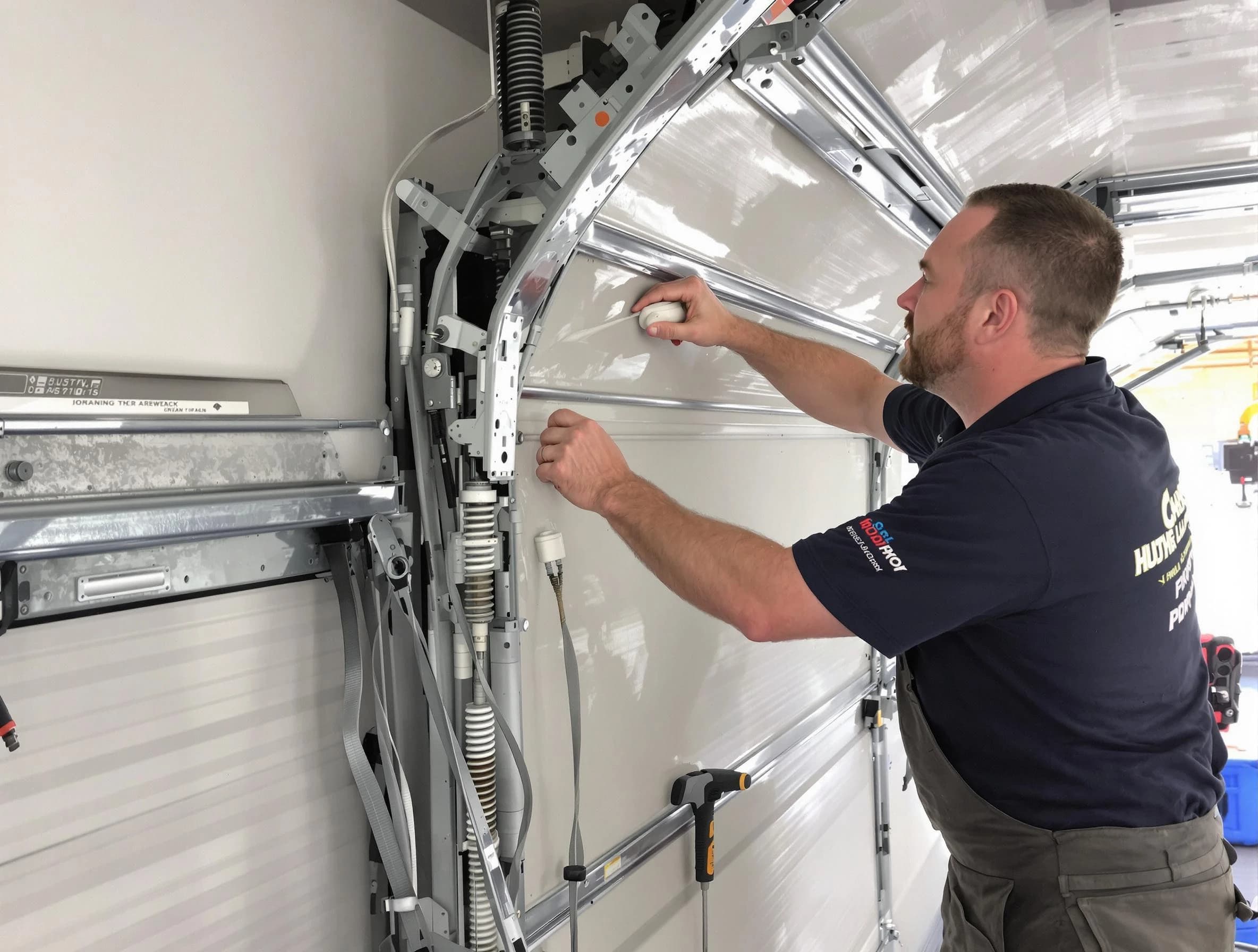Noisy Garage Door Fix in Needham