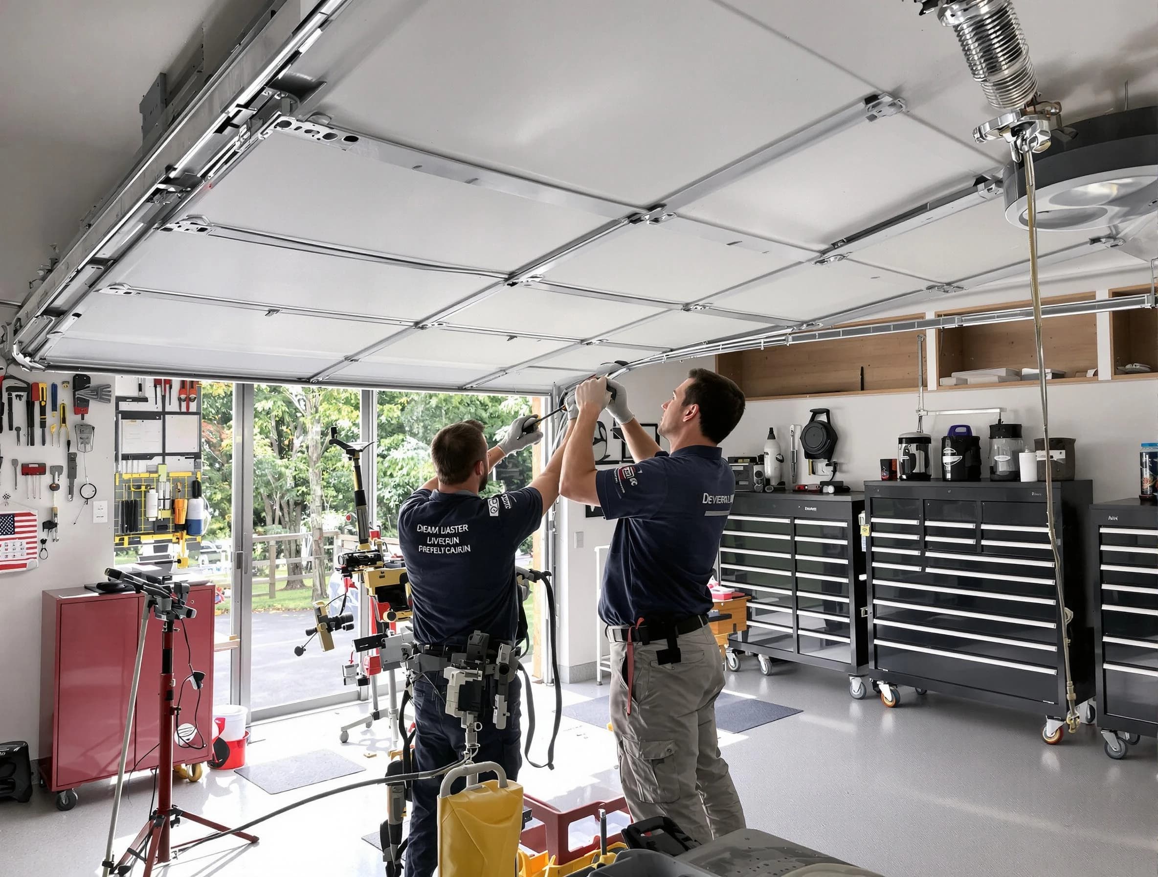 Overhead Garage Door Repair in Needham