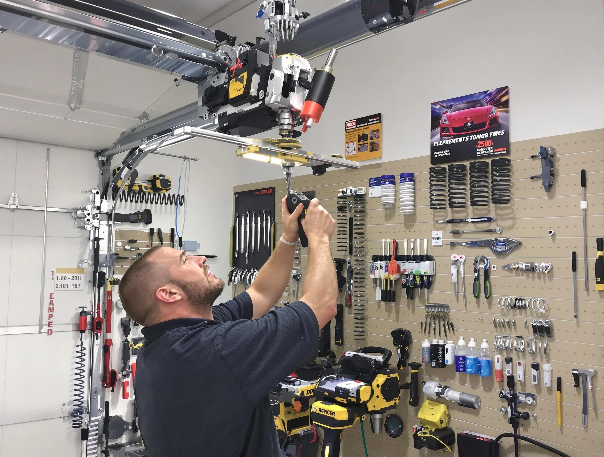 Garage Door Spring Repair in Needham
