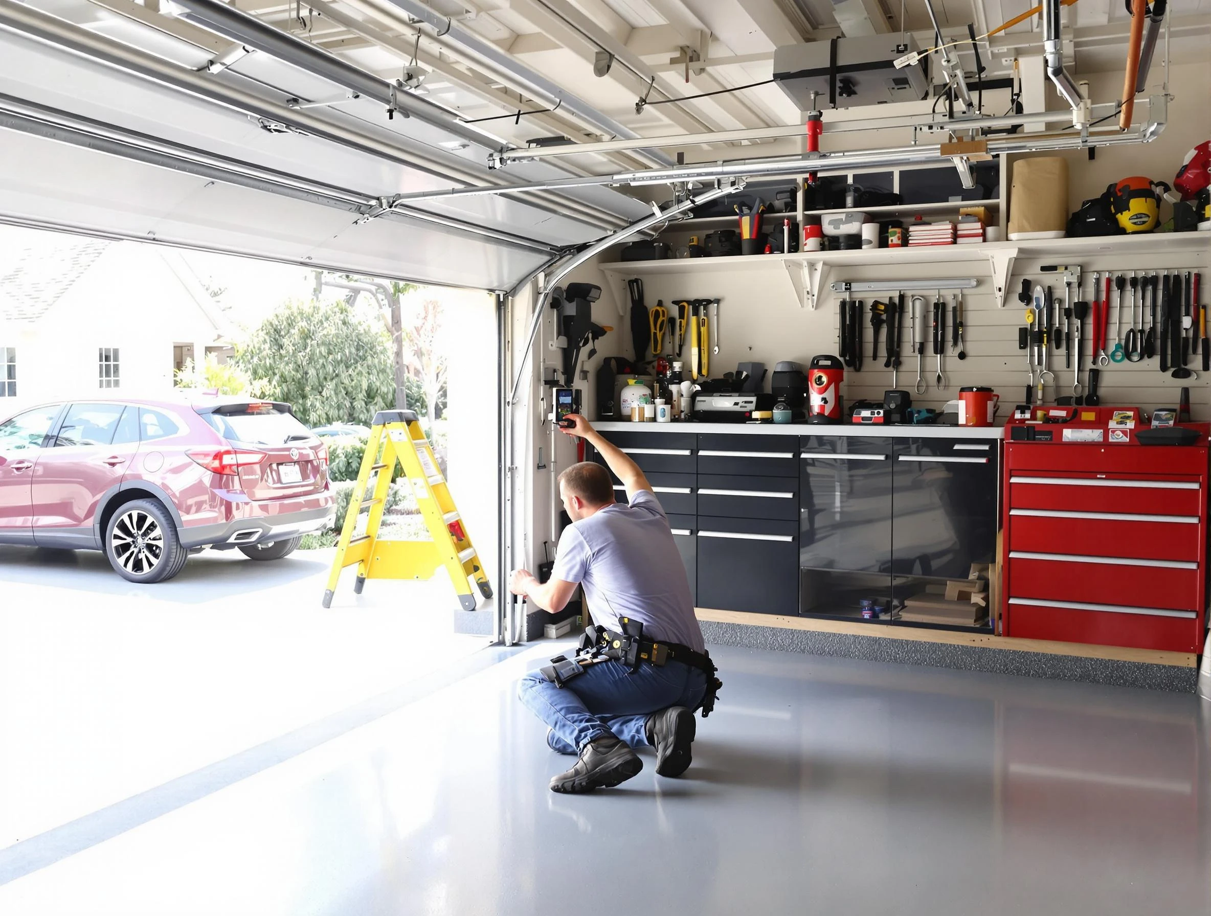 Local garage door repair service by Needham Garage Door Repair in Needham