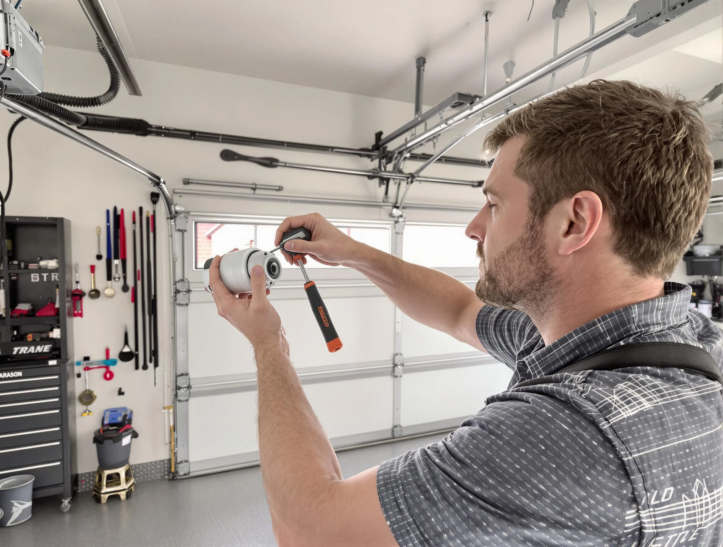 Garage door opener repair service by Needham Garage Door Repair in Needham